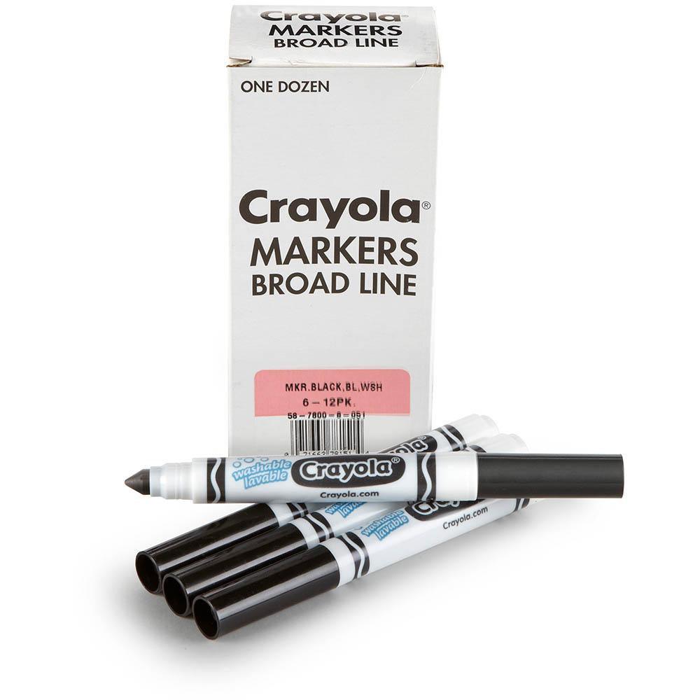 Crayola® 40-Count Broad-line Washable Markers - Single Box