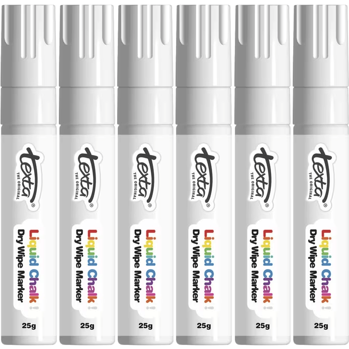 Texta Liquid Chalk Marker Bullet White