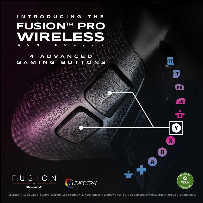 PowerA Fusion Pro Wireless Controller for Xbox Series X|S with Lumectra