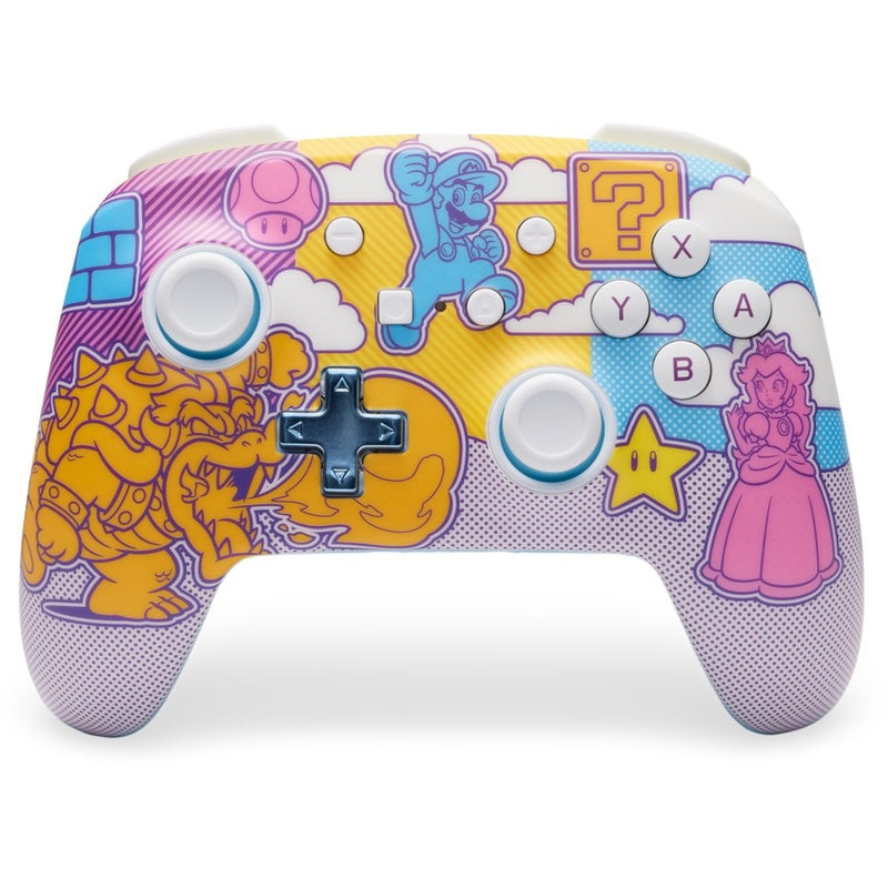 PowerA Enhanced Wireless Controller for Nintendo Switch Mushroom Kingdom Pop Art