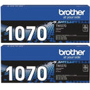 2 Pack Brother TN-1070 Toner Ink Cartridge Black Genuine TN1070 HL1110 DPC1510 MFC1810 1210W TN-1070 (2 Pack) - SuperOffice