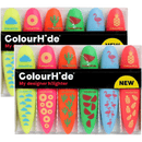 2 Pack Colourhide My Designer Highlighters Quirky Assorted Pack 6 1960299 (2 Packs) - SuperOffice