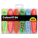 2 Pack Colourhide My Designer Highlighters Quirky Assorted Pack 6 1960299 (2 Packs) - SuperOffice