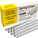 25 Pack ACE 78504 Spring Crown Galvanised B8 1/4" 6mm Staples Box 5000 STCR2115 78504 (Carton 25) - SuperOffice