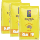 3 Pack Bundaberg Raw Sugar 2kg Bag Tea Coffee Bulk