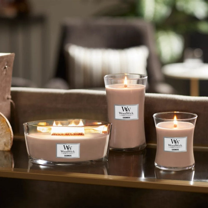 Woodwick Cashmere Candle Crackles As It Burns Ellipse Hearthwick