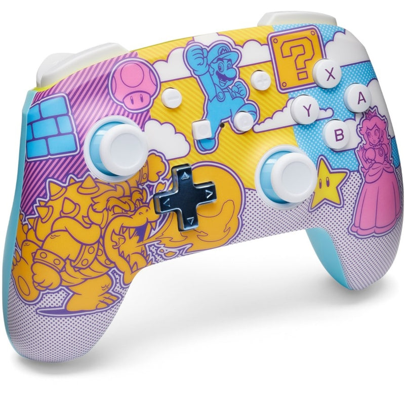 PowerA Enhanced Wireless Controller for Nintendo Switch Mushroom Kingdom Pop Art