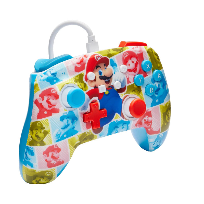 PowerA Enhanced Wired Controller for Nintendo Switch Mario Hero Reel