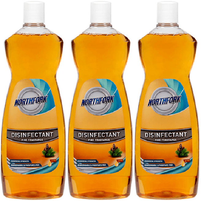 3 Pack Northfork Pine Disinfectant 1 Litre 632013702 (3 Pack) - SuperOffice