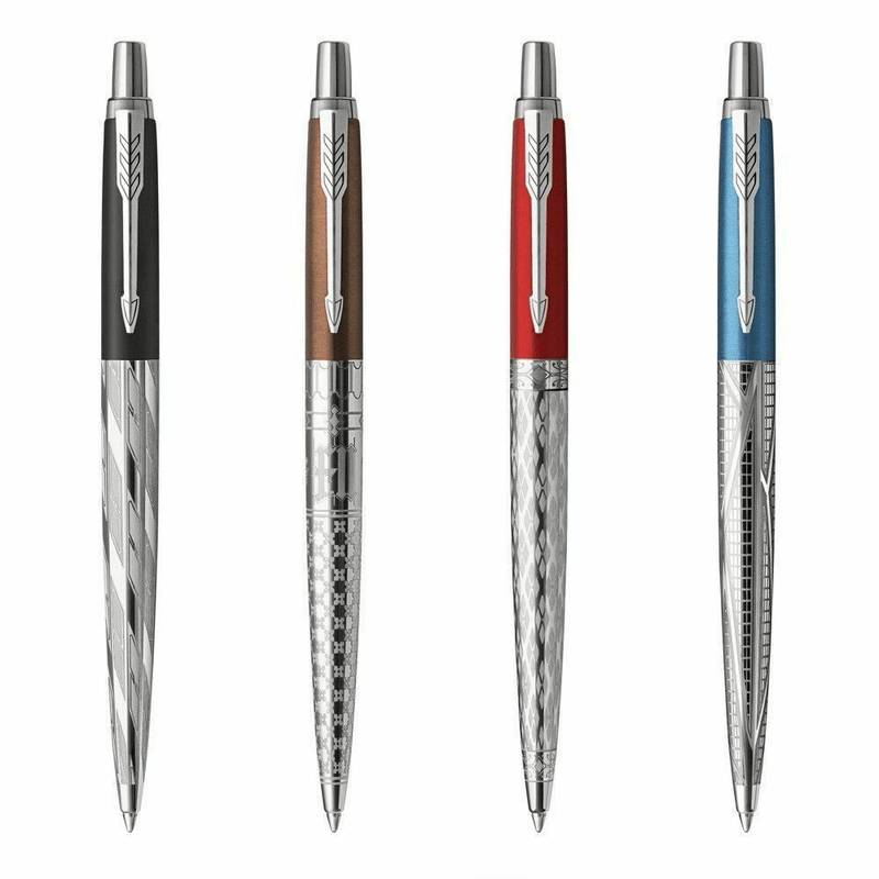 4 Set Parker Jotter Special Limited Edition Ballpoint Pen Black Bronze Blue Red 2025894 (4 Pack) - SuperOffice