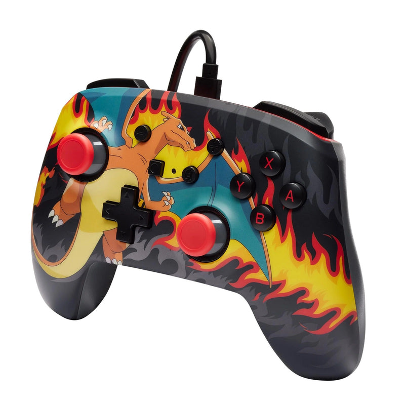 PowerA Enhanced Wired Controller for Nintendo Switch Charizard Firestorm