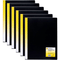 6 Pack Marbig Refillable Display Book Portrait 20 Pocket A3 Black Heavy Duty 2003402 (Pack 6) - SuperOffice