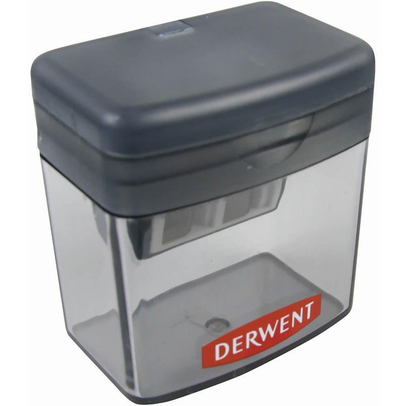 6x Derwent Pencil Sharpener 2 Hole 2301930 (6 Pack) - SuperOffice