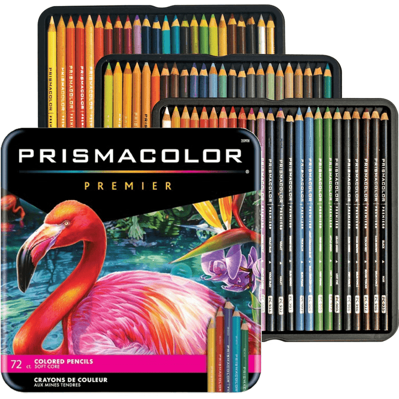 Prismacolor Premier 12 Colored Pencils Soft Core Tin 