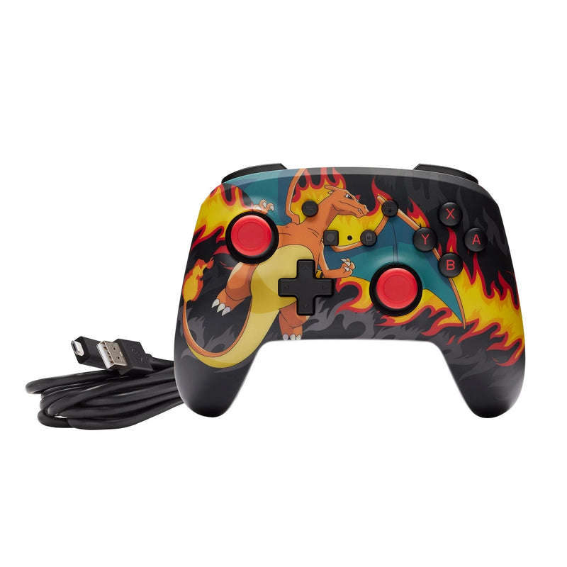 PowerA Enhanced Wired Controller for Nintendo Switch Charizard Firestorm