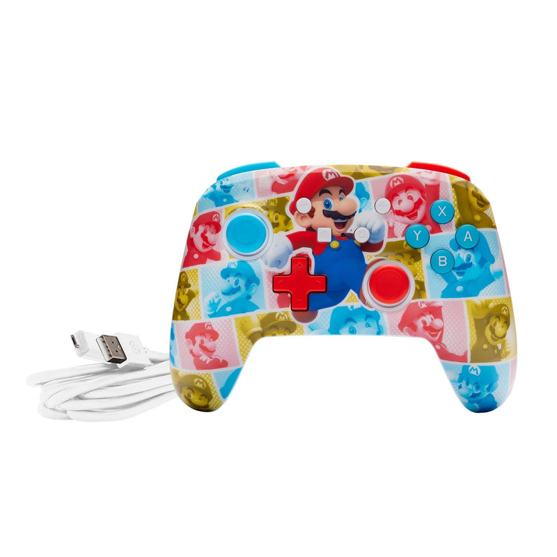 PowerA Enhanced Wired Controller for Nintendo Switch Mario Hero Reel