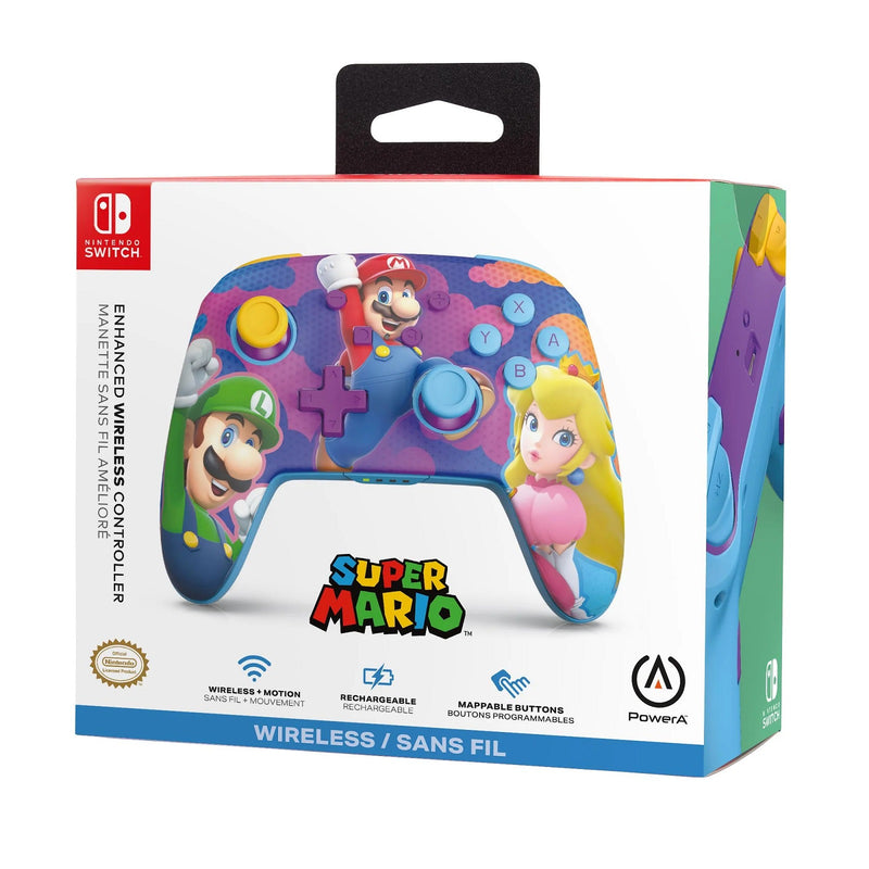 PowerA Enhanced Wireless Controller for Nintendo Switch Colour Splash Heroes