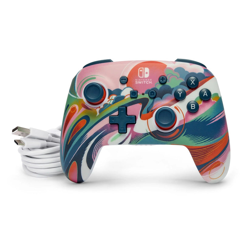 PowerA Enhanced Wireless Controller for Nintendo Switch Liquid Sunset