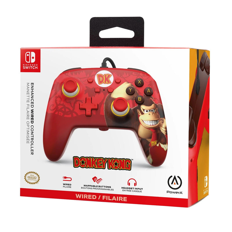 PowerA Enhanced Wired Controller for Nintendo Switch Donkey Kong Flex