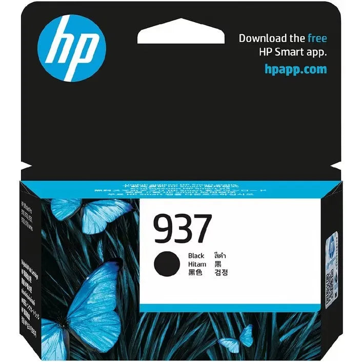 HP 937 Black Ink Cartridge Genuine Original