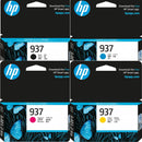 HP 937 Black/Cyan/Magenta/Yellow Set Ink Cartridge Genuine Original