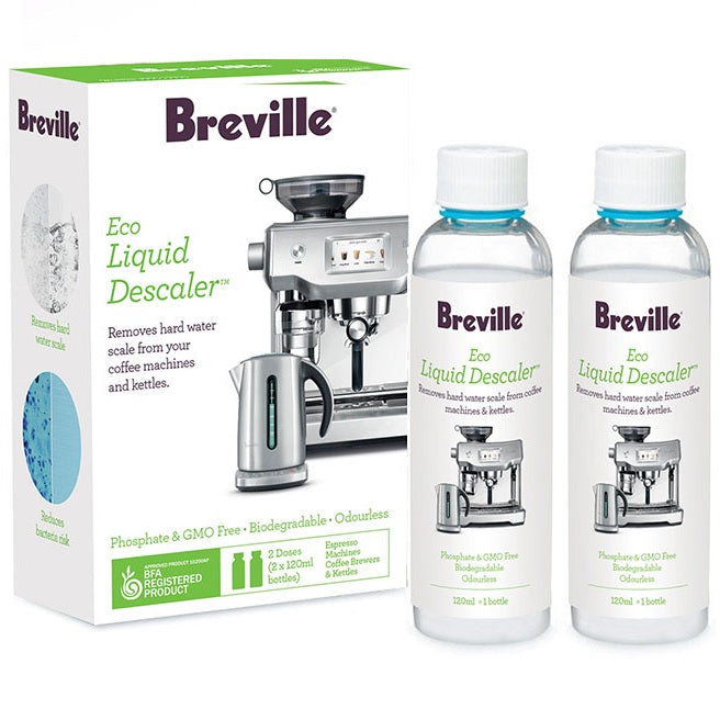 Breville Eco Liquid Descaler Coffee Espresso Machines 120ml 2 Pack