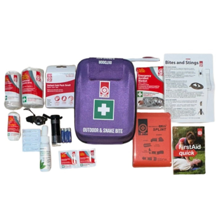 St John Ambulance Outdoor & Snake Bite First Aid Kit