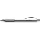 Faber-Castell Essentio Metal Ballpoint Pen Polished Shiny Chrome Retractable