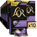 L'Or Espresso Coffee Pods Profondo 8 Intensity Box 100 Nespresso Machines Compatible