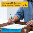Prismacolor Technique Fireworks Drawing Coloured Pencils 24 Tin Set