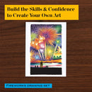 Prismacolor Technique Fireworks Drawing Coloured Pencils 24 Tin Set