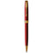 Parker Sonnet Red Lacquer Gold Trim Ballpoint Pen Medium Nib Gift Box Set