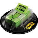 Post-It 680-Hvsd Message Flag Desk Grip Dispenser Sign Date Bright Green 70071419264 - SuperOffice