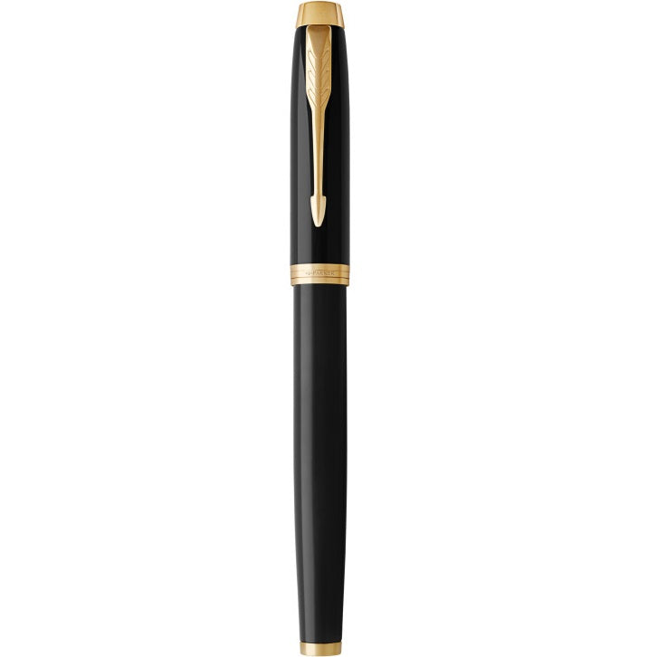 Parker IM Premium Black Gold Trim Fountain Pen