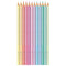 Faber-Castell Pastel Sparkle Triangle Colour Pencils Tin Set 12 Pack