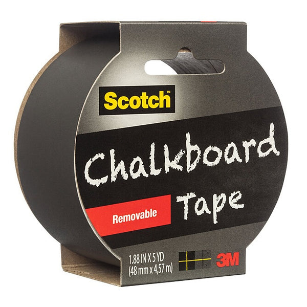 Scotch Chalkboard Tape 48mmx4.57m Chalk Board