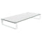 Esselte Glass Monitor Stand White