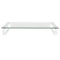 Esselte Glass Monitor Stand White