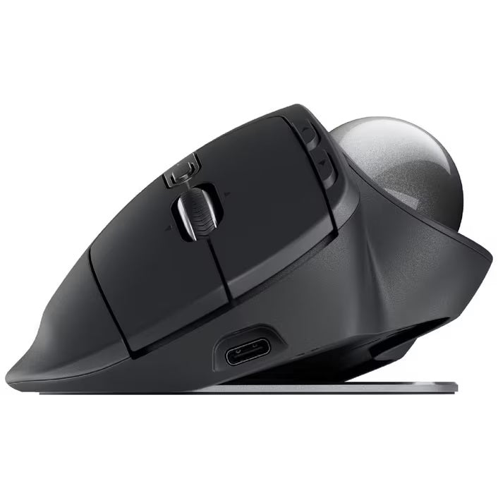 Logitech MX Ergo S Wireless Trackball Mouse Ergonomic Graphite