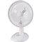 Nero Desk Fan 15cm Adjustable Angle Twin Speed Quiet White