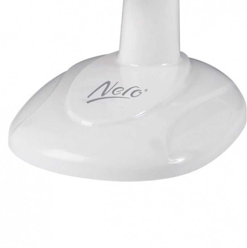 Nero Desk Fan 15cm Adjustable Angle Twin Speed Quiet White