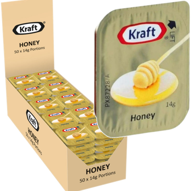 Kraft Heinz Honey Individual Portions 14g 50 Carton Bulk Box