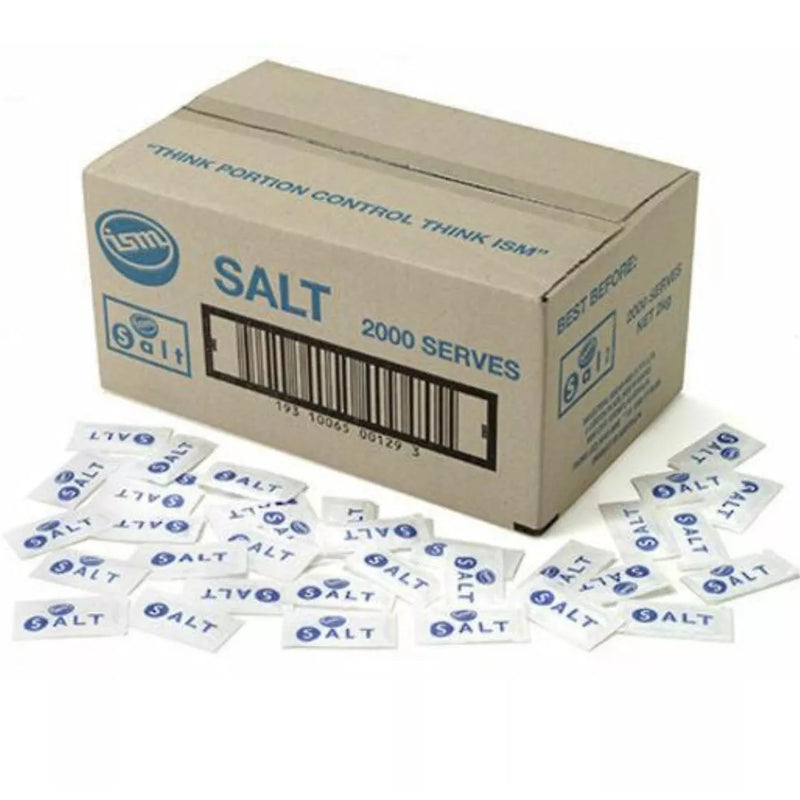 ISM Salt Individual Serve 1gm 2000s Sachets Bulk Carton