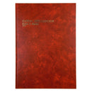 Collins 3880 Series Account Book Feint Paged 84 Leaf A4 Red