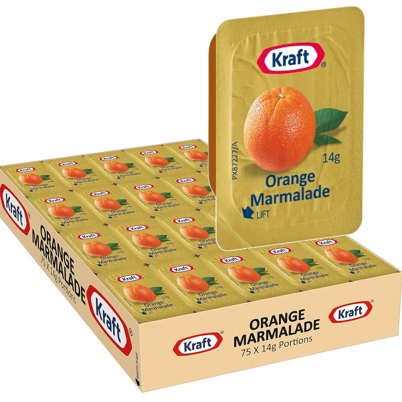 Kraft Heinz Orange Marmalade Individual Portions 14g 75 Carton Bulk Box