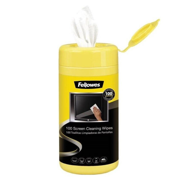 Fellowes Screen Cleaning Wipes Tub 100