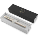 Parker IM Premium Fountain Pen Champagne Gold Trim Gift Box Set