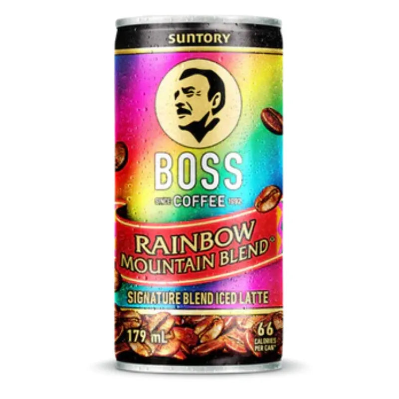 Suntory Boss Coffee Drink Rainbow Mountain Blend 179mL 12 Cans Bulk Pack Carton