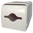 A&C Gentility Interleaved Toilet Paper Tissue Plastic Dispenser White AC-0105 AC-0105 - SuperOffice