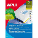 Apli 2420 General Use Labels Round Corners 8Up 99.1 X 67.7Mm A4 White 100 Sheets 902420 - SuperOffice